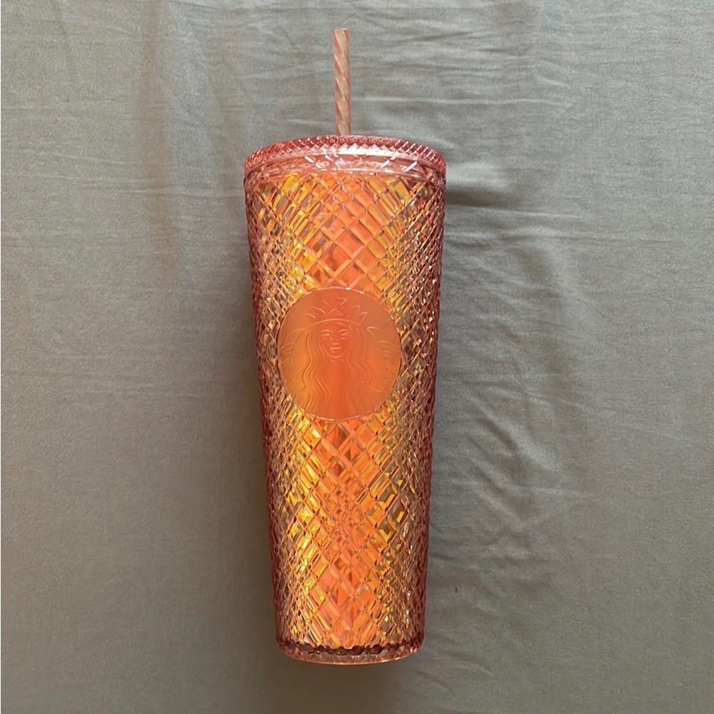 Starbucks cup, 24 fl, Oz rose gold..
